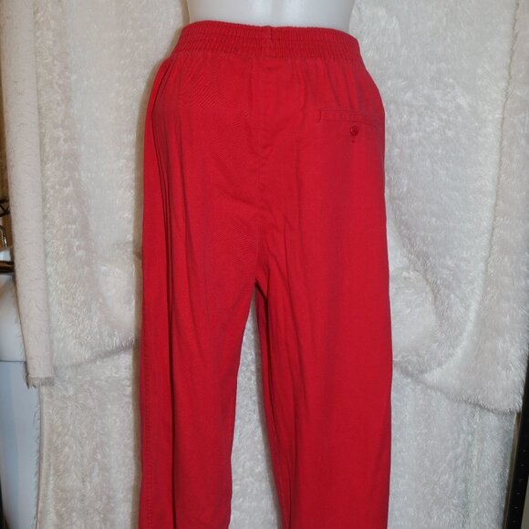 Cabin Creek red pants elastic waist size 8 - Picture 4 of 6